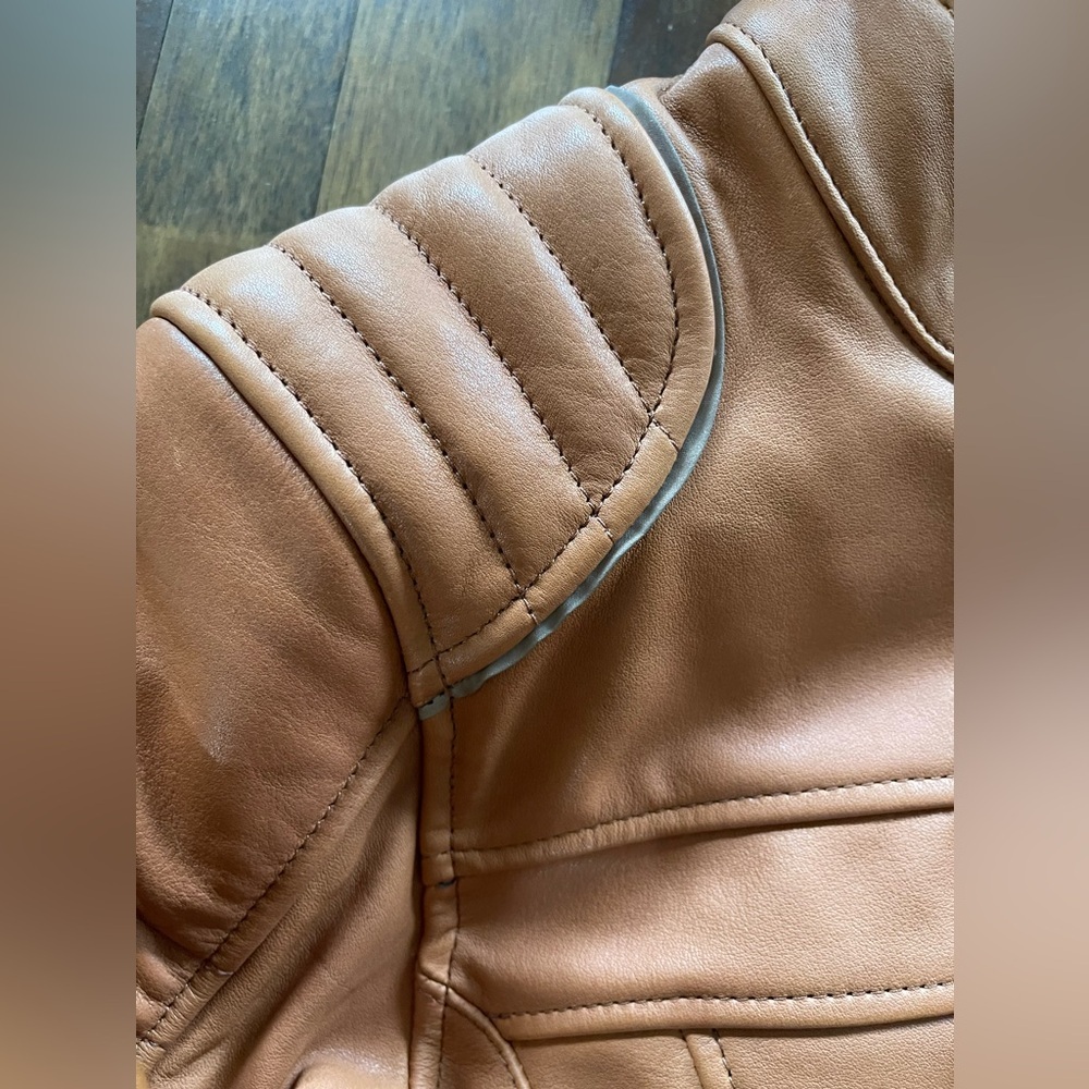 NEW Harley-Davidson Women's Pursuit Triple Vent System Leather Jacket brown - Picture 9 of 16